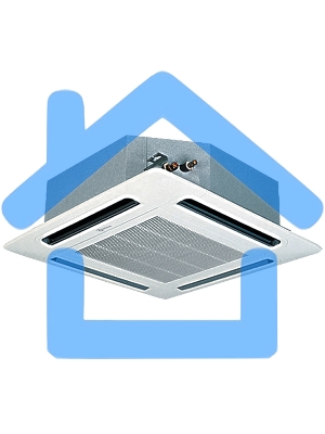 Блок внутренний кассетный Electrolux ESVMC4/C-SF-22S инвертор, 7500 BTU, 22 м², 28 дБ, охлаждение, обогрев, осушение, белый