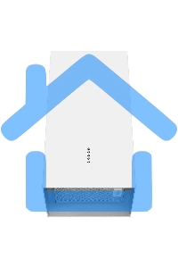 Вытяжка пристенная островная Maunfeld Bath 401 белый, 40 см, 1150 куб. м/ч, 52 дБ