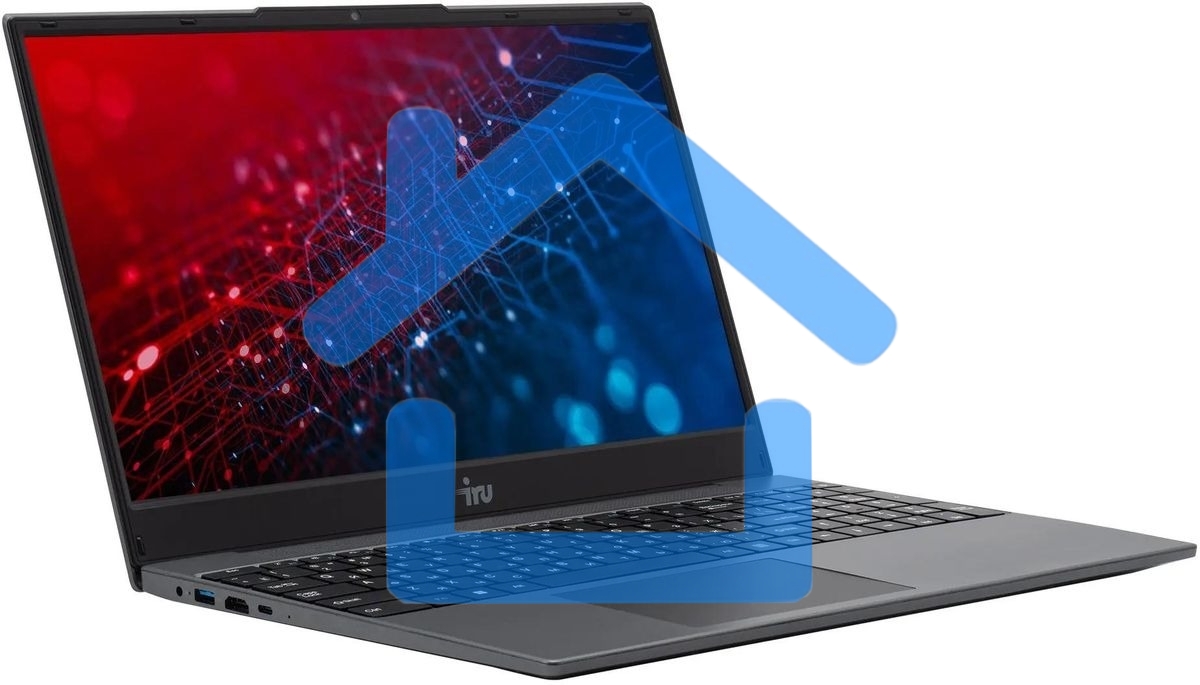 Ноутбук IRU Tactio 15PHC Ryzen 5 7430U 16Gb SSD 512Gb AMD Radeon Rx Vega 7 15.6