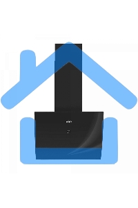 Вытяжка каминная Elikor Wave BK 50 черный, 50 см, 750 куб. м/ч, 56 дБ