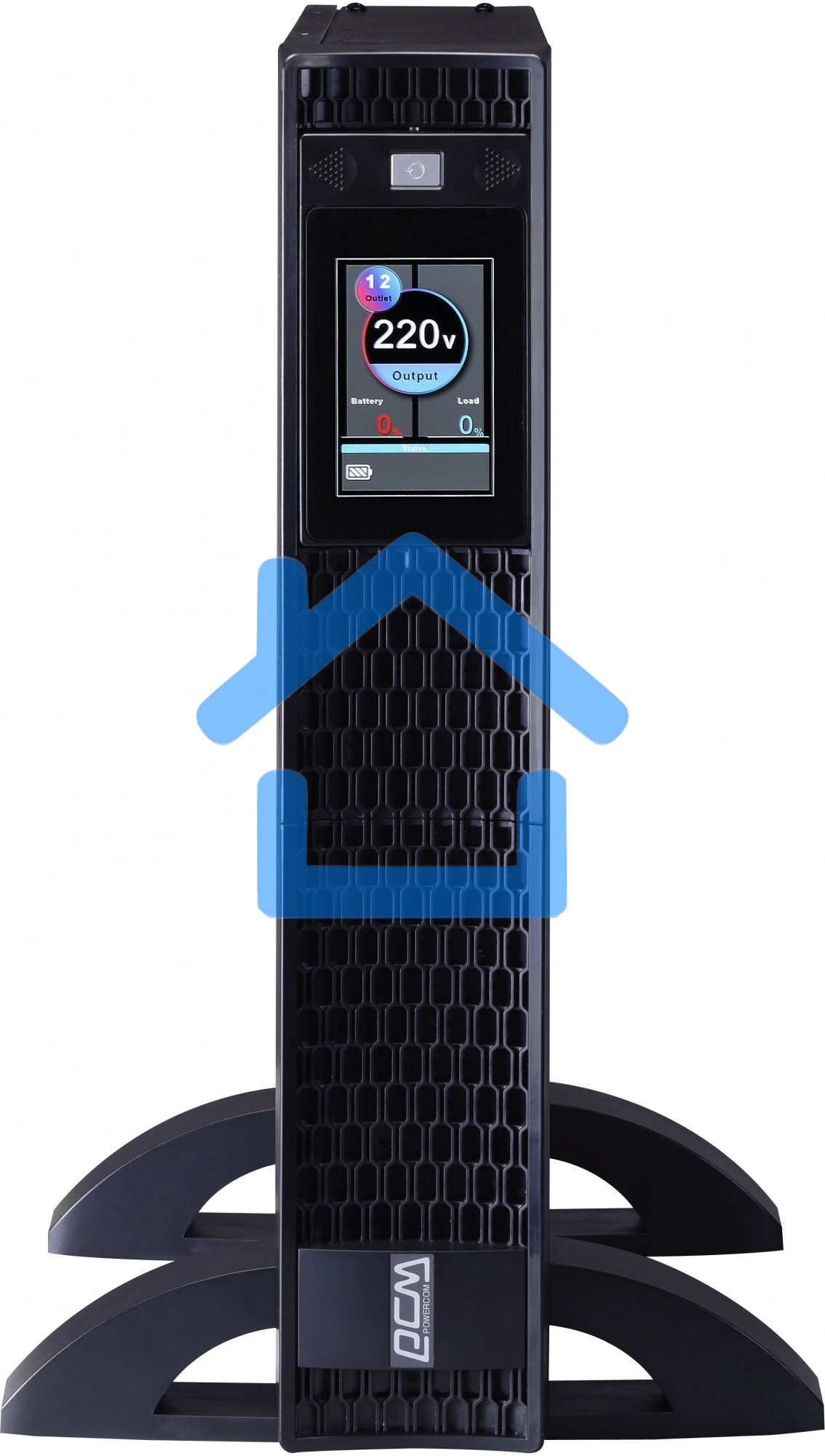 Источник бесперебойного питания Powercom Next, On-Line, 3000VA/3000W, Rack/Tower, 8*IEC320-C13 + 2*C19, LCD, Serial+USB, SmartSlot, подкл. доп. Батарей (2027233)