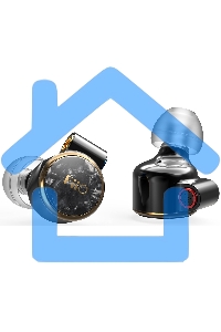 Наушники вкладыши Fiio FD3 1.2м черный/медный проводные в ушной раковине