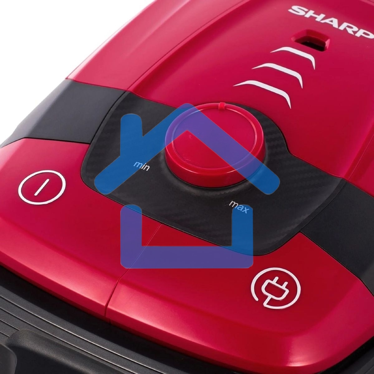 Пылесос Sharp ECKB19RR, красный/черный, 350/1900 Вт, уборка сухая, пылесборник мешок 2.3 л