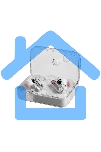 Наушники беспроводные AKSBERRY (6972969386836) B21 Crystal TWS, белый