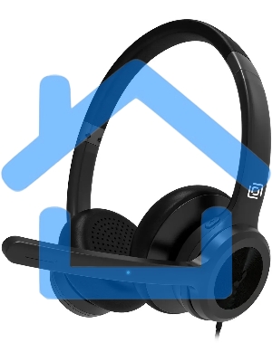 Наушники с микрофоном Оклик HS-L800 черный накладные оголовье (1978719)