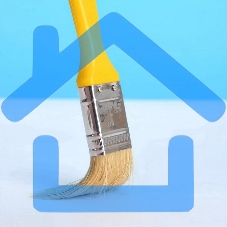 Кисть малярная с пластиковой ручкой Deli DL509111 25мм, натуральная щетина