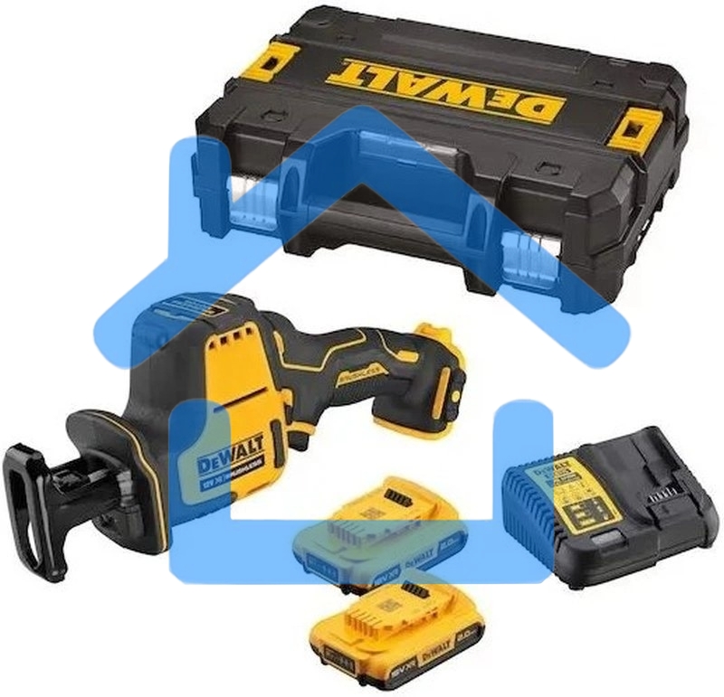 Сабельная пила DeWalt DCS312D2-QW аккум. 2800ход/мин ДА