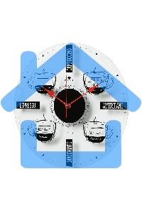 Настенные часы РУБИН 3433-001 Coffee Time