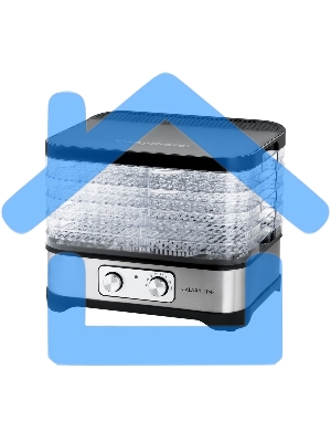 Сушилка для овощей и фруктов Galaxy Line GL 2639, черный с серебристым, с механическим управлением, 500 вт