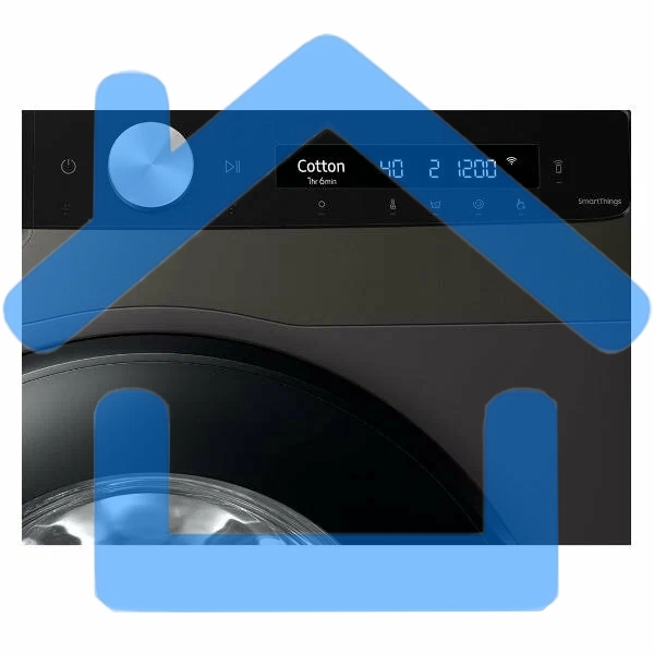 Стиральная машина Samsung WW80AG6S28AX/LD серая, загрузка фронтальная 8кг, 1200 об/мин., класс: A