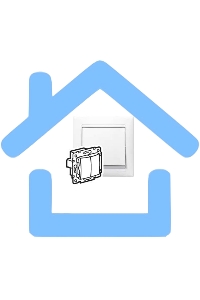 Выключатель Valena двойной выключатель/бел.