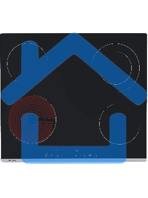 Электрическая варочная панель Krona LUNA 60 BL/S K черный