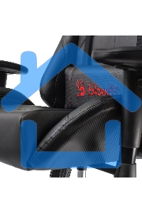 Кресло игровое A4Tech Bloody GC-500, черный, эко.кожа, крестовина пластик