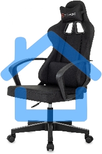 Кресло игровое Бюрократ Zombie 1 Neo Black черный, крестов. пластик