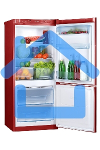 Холодильник Pozis RK-101 А рубиновый двухкамерный 156/57 л морозилка снизу
