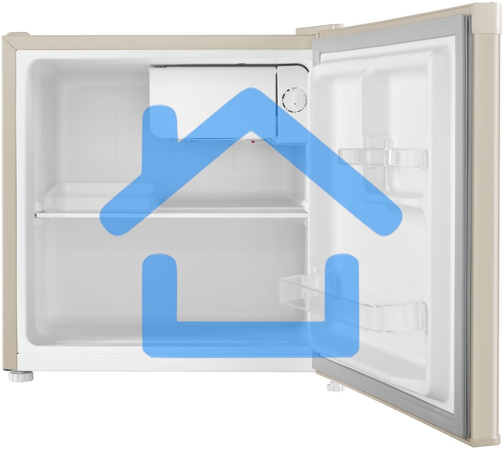 Холодильник Maunfeld MFF50BG золотой однокамерный 46л, De Frost