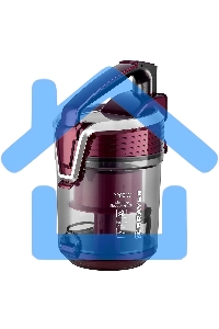 Пылесос BRAYER BR4211 черный/бордовый, 400/2200 Вт, уборка сухая, пылесборник контейнер, 3 л