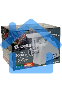 Мясорубка электрическая DELTA DL-6104M белый с серым
