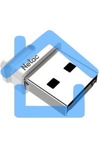 Флешка USB Netac U116 mini NT03U116N-064G-32WH USB 3.2 64 Gb, up to 130Mb/s белый
