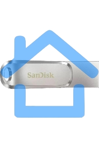 Флешка USB Sandisk Ultra Dual Luxe 32 Gb, USB 3.0, серебристый