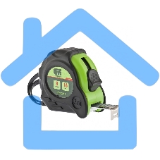 Рулетка Графит, обрезиненный корпус, амортизатор, 3 м х 16 мм Сибртех