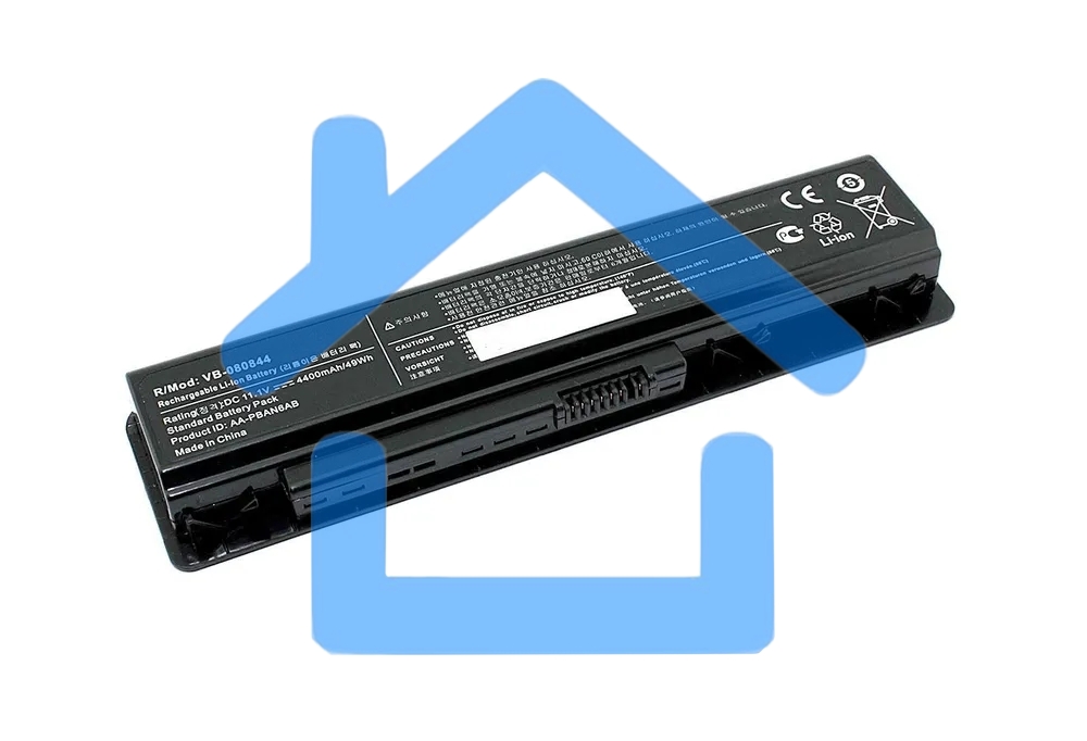 Аккумулятор для Samsung NP200B2A, NP400B2B, NP600B2A 48Wh, 11.1V, Samsung