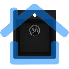 Кухонная мойка Maunfeld Perla 425 MFQS-425B черный