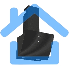 Вытяжка каминная Elikor Wave BK 50 черный, 50 см, 750 куб. м/ч, 56 дБ