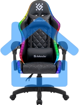Кресло игровое Defender ENERGY черный