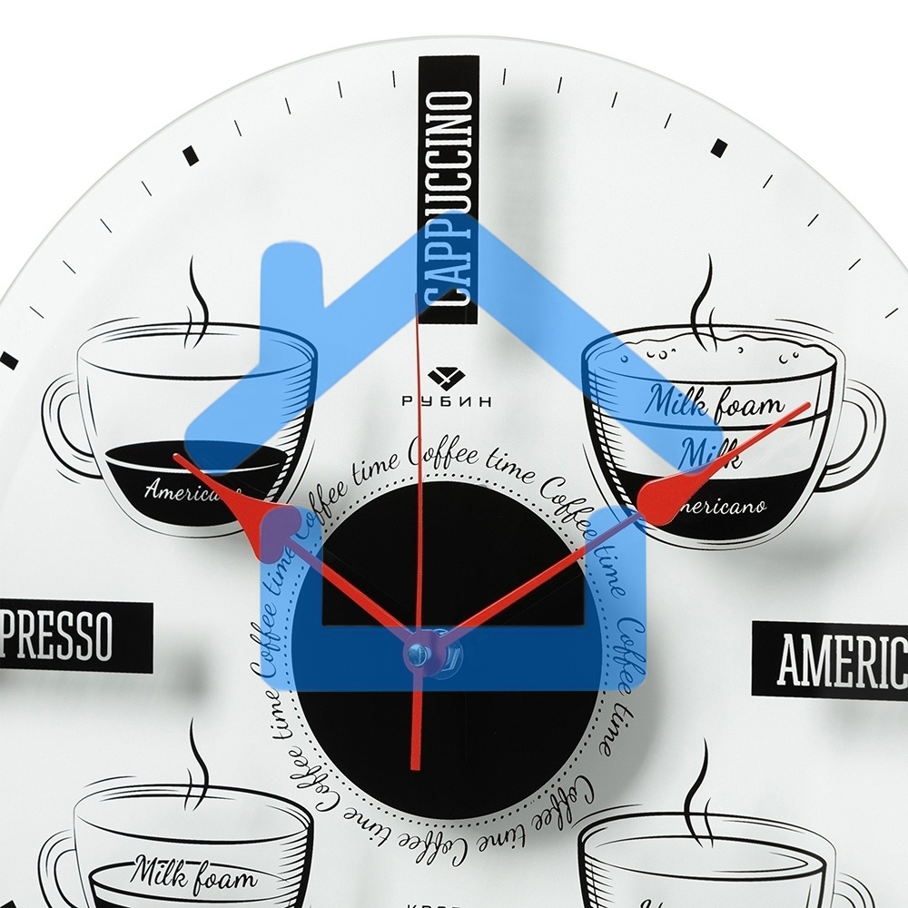 Настенные часы РУБИН 3433-001 Coffee Time