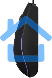 Мышь проводная Oklick 100M черный, 1600 dpi, USB, кнопки - 4