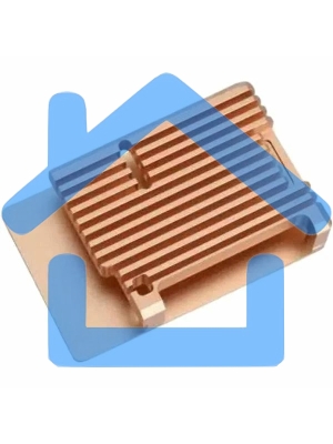 Корпус ACD RA506 Gold Metal Aluminum Case for Raspberry Pi 4B