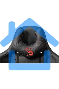 Кресло игровое A4Tech Bloody GC-500, черный, эко.кожа, крестовина пластик