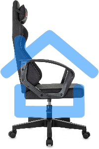 Кресло игровое Бюрократ Zombie 1 Neo Black черный, крестов. пластик