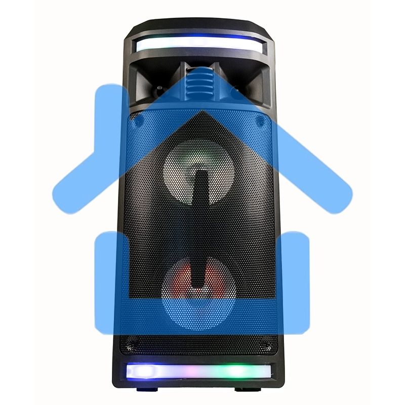 Караоке с микрофоном Dialog Oscar AO-12 1.0, 30W RMS, BT+FM+USB+SD+LED