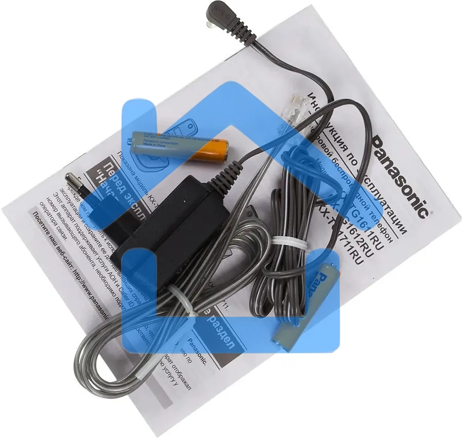 Телефон беспроводной (DECT) Panasonic KX-TG1711RUW (белый) АОН, Caller ID,12 мелодий звонка,подсветка дисплея,поиск трубки
