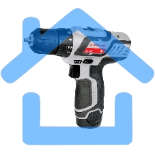 Дрель-шуруповерт ИНТЕРСКОЛ ДА-12ЭР, Аккумуляторная, 18В, 2 АКБ