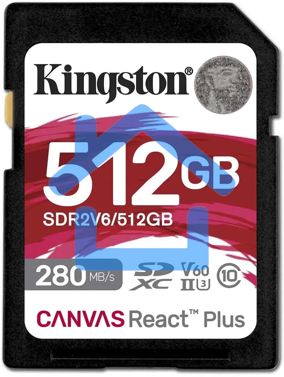 Флеш карта SDXC Kingston SDR2V6/512Gb Canvas React Plus w/o adapter 512Gb