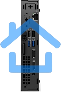 Неттоп Dell Optiplex 7020 Micro i3 14100T (2.7) 8Gb SSD 512Gb UHDG 730 Windows 11 Pro GbitEth WiFi BT 90W мышь клавиатура черный (7020-3851)