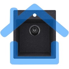 Кухонная мойка Maunfeld Perla 425 MFQS-425DGR темно-серый