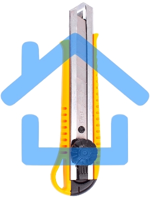 Нож канцелярский Deli E2044, ширина лезвия 18 мм, фиксатор усиленный сталь ассорти, блистер