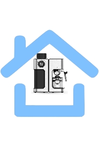 Кофеварка рожковая BQ CM4000 cтальной-черный, исп. кофе - молотый, 0.24 л, 800 Вт, 4 бар