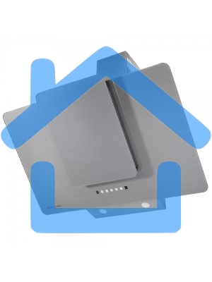 Вытяжка каминная Zigmund & Shtain K 150.9 S нержавеющая сталь, 90 см, 1100 куб. м/ч, 65 дБ