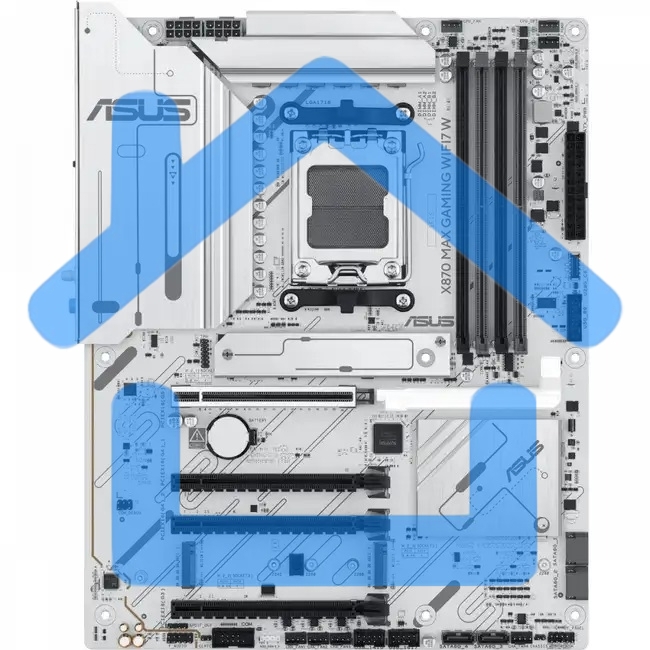 Материнская плата ASUS X870 MAX GAMING WIFI7 W, AM5, AMD X870, 4xDDR5, 4xSATA, 3xM.2, 1xPCIe 5.0 x16, 2xPCIe 4.0 x16, 1xPCIe 3.0 x16, 1xHDMI, 2xUSB Type-C (Display), 1x2.5Gb LAN, Wi-Fi 7, Bluetooth 5.4, 2xUSB-C 40Gbps, 1xUSB-A 10Gbps, 3xUSB-A 5Gbps, 4xUSB
