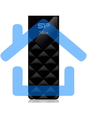 Флешка USB 16 Gb Ultima U03 SP016 Gb,UF2U03V1K USB 2.0 черный