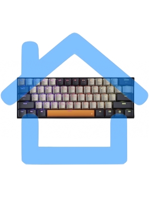 Клавиатура беспроводная Redragon Caraxes Pro, USB, Bluetooth/Радиоканал, черный