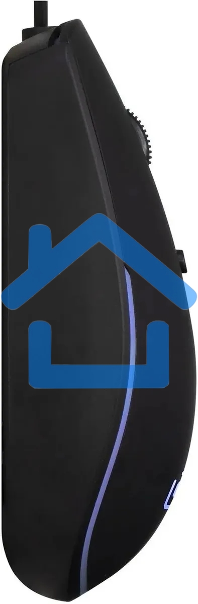 Мышь проводная Oklick 100M черный, 1600 dpi, USB, кнопки - 4