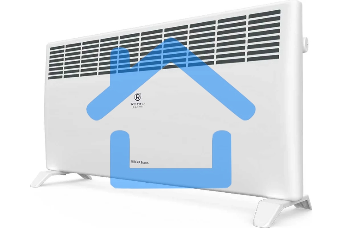 Конвектор Royal Clima REC-RE2000M белый, 2000 Вт, 25 м2, термостат