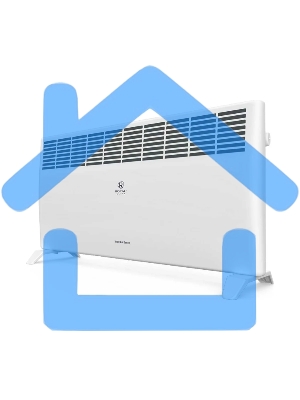 Конвектор Royal Clima REC-RE2000M белый, 2000 Вт, 25 м2, термостат