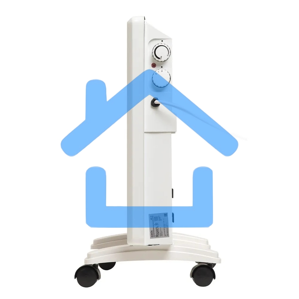 Конвектор Zerten ZL-10 белый, 1000 Вт, 15 м2, термостат